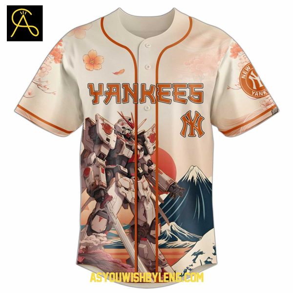 New York Yankees 2025 Japan Gundam The Memories Baseball Jersey