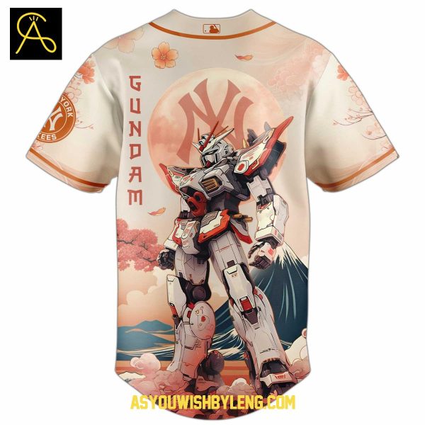 New York Yankees 2025 Japan Gundam The Memories Baseball Jersey