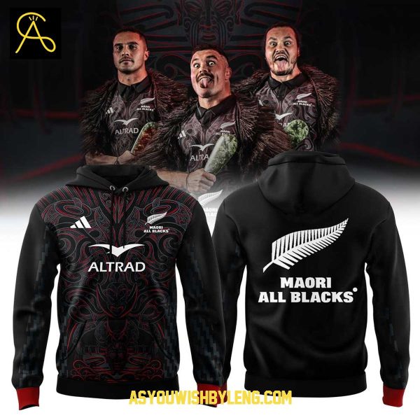 New Zealand Rugby Maori All Blacks 2025 Hoodie T-Shirt