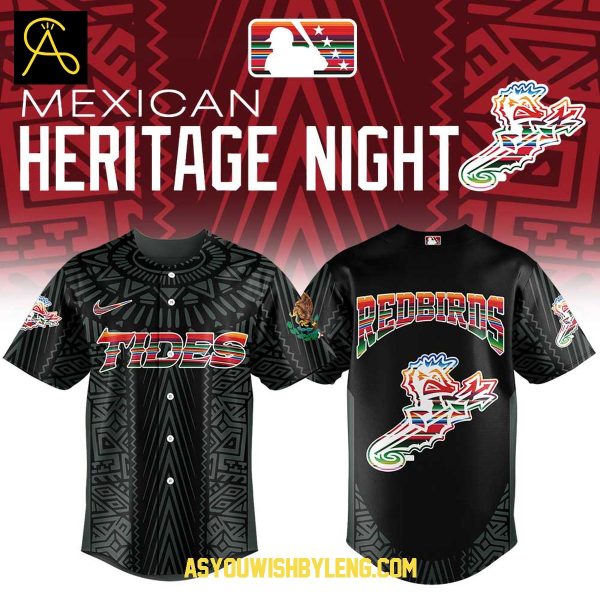 Norfolk Tides Mexican Heritage Night Proud Latina Spirit 2025 Baseball Jersey