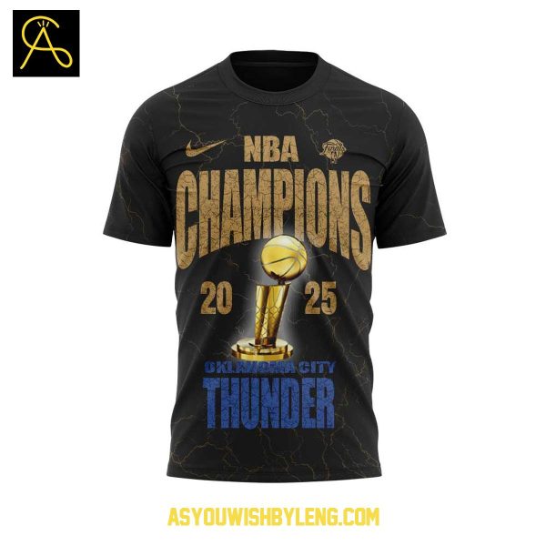 Oklahoma City Thunder Hello Kitty 2025 NBA Champions Hoodie T-Shirt