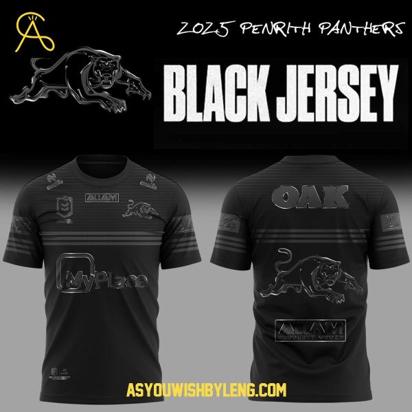 Penrith Panthers 2025 Season Back In Black Hoodie T-Shirt