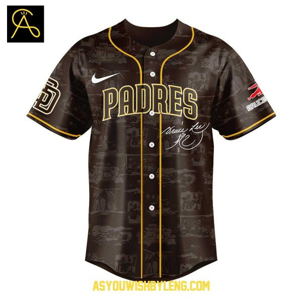 San Diego Padres Bruce Lee 85th Anniversary 1940-2025 Baseball Jersey