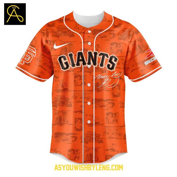 San Francisco Giants Bruce Lee 85th Anniversary 1940-2025 Baseball Jersey