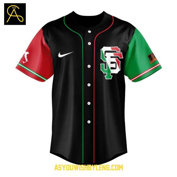 San Francisco Giants Italian Heritage Night 2025 Memories Baseball Jersey