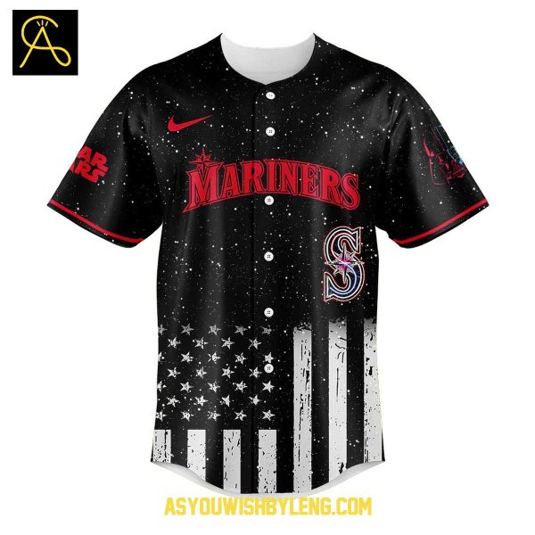 Seattle Mariners Celebrating Star War Night Veteran 2025 Baseball Jersey