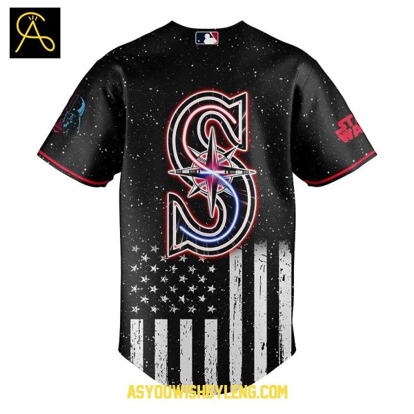 Seattle Mariners Celebrating Star War Night Veteran 2025 Baseball Jersey