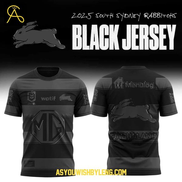 South Sydney Rabbitohs Back In Black 2025 Champions Hoodie T-Shirt