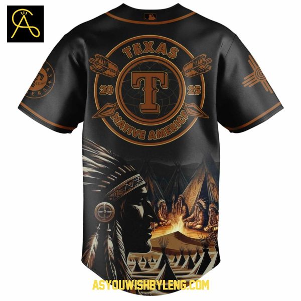 Texas Rangers MLB Honor Native American Heritage 2025 Baseball Jersey