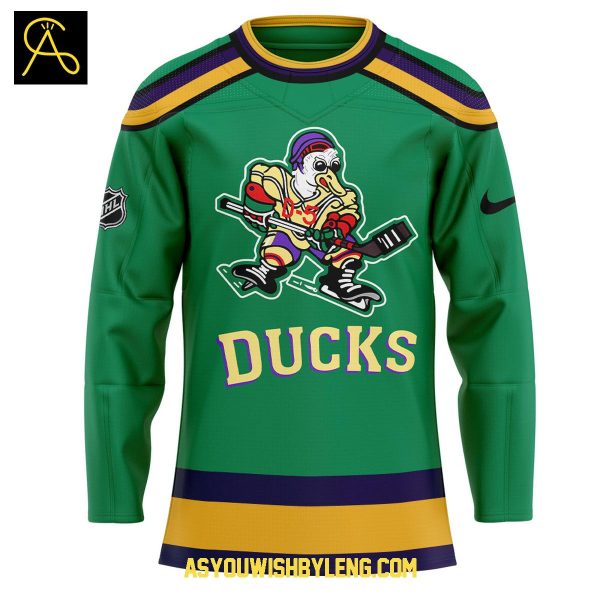 Anaheim Ducks 2025 Mighty Ducks Personalized Hockey Jersey