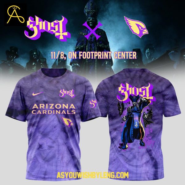 Arizona Cardinals Ghost Band Skeletour 2025 Hoodie T-Shirt