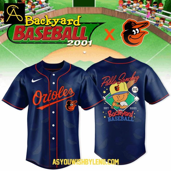 Baltimore Orioles Backyard Baseball 2001-2025 Celebration Baseball Jersey