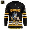 Boston Bruins Bluey Heeler And Bingo 2025 Hockey Jersey