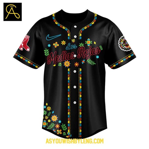 Boston Red Sox Los Medias Rojas Hispanic Heritage Night 2025 Baseball Jersey