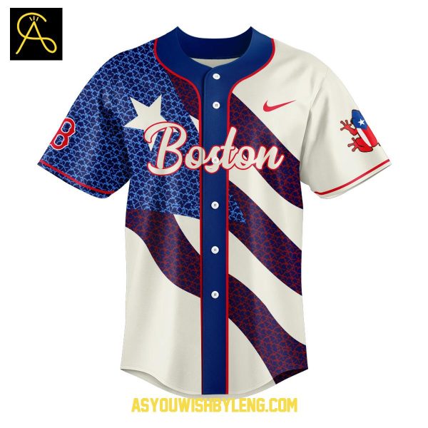 Boston Red Sox Puerto Rico Heritage 2025 Night Of Celebration Baseball Jersey