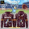 Canberra Raiders 2025 Bluey Heeler Rugby Hoodie T-Shirt
