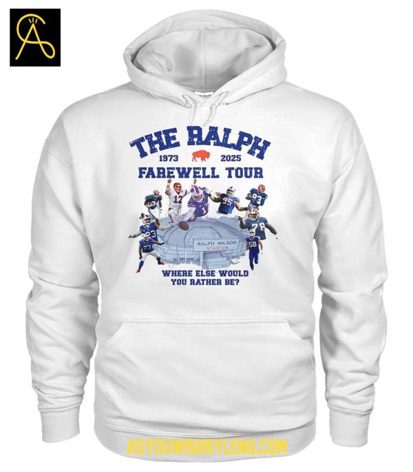 Buffalo Bills 1973-2025 The Farewell Tour Where Else Would You Rather Be Tshirt