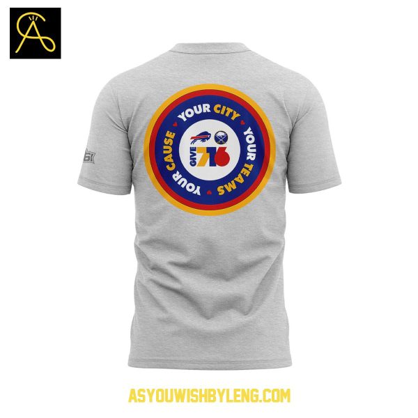 Buffalo Bills Buffalo Sabres Your City Your Team 716 Your Cause 2025 Hoodie T-Shirt