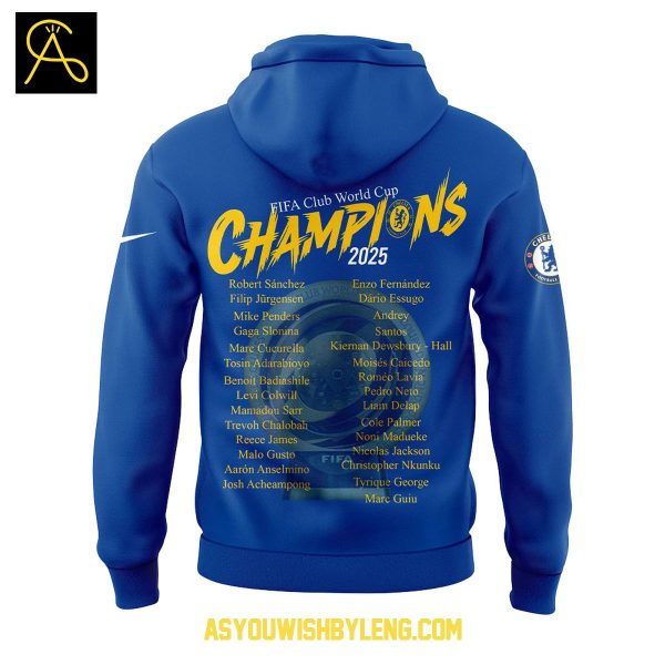 Chelsea FC 2025 FIFA Club World Cup Champions Hoodie T-Shirt