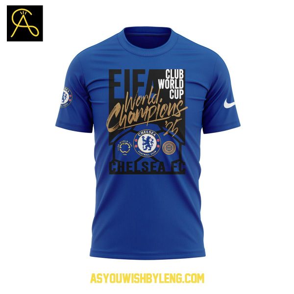 Chelsea FC 2025 FIFA Club World Cup Champions Hoodie T-Shirt