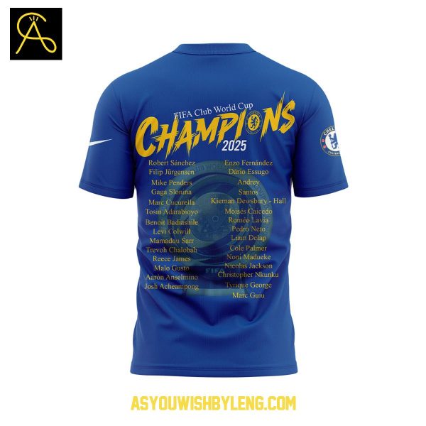 Chelsea FC 2025 FIFA Club World Cup Champions Hoodie T-Shirt