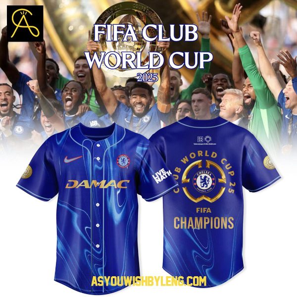 Chelsea FC The FIFA Club World Cup Champions 2025 Baseball Jersey