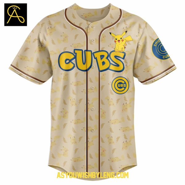 Chicago Cubs Pokemon Go Master TCG 2025 Baseball Jersey
