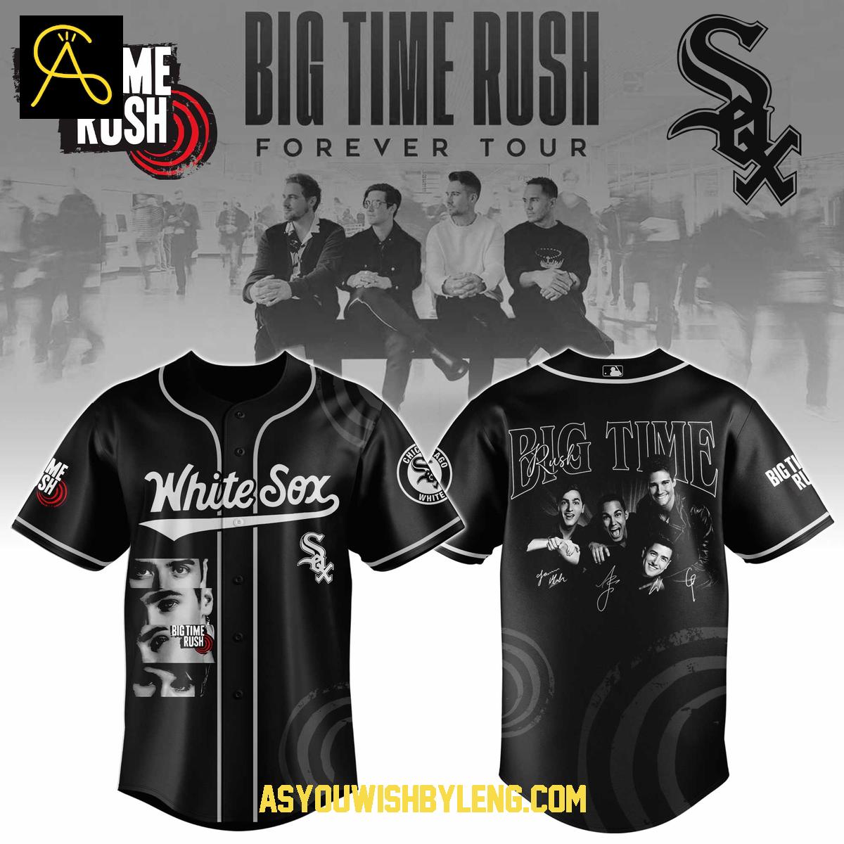 Chicago White Sox 2025 Big Time Rush Forever Tour Celebration Baseball Jersey Chicago White Sox 2025 Big Time Rush Forever Tour Celebration Baseball Jersey