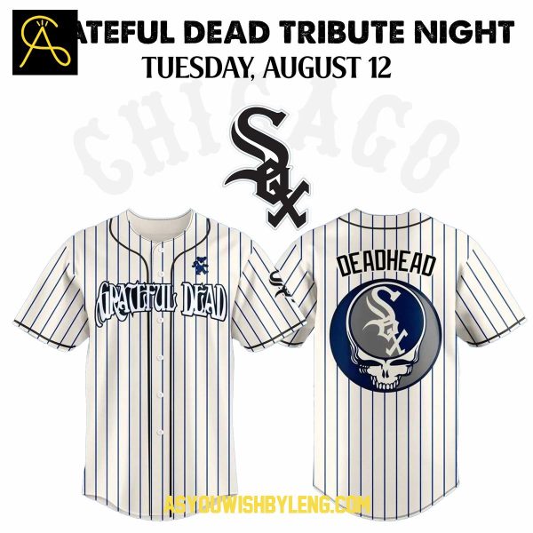 Chicago White Sox Grateful Dead Legacy 2025 Tribute Night Baseball Jersey