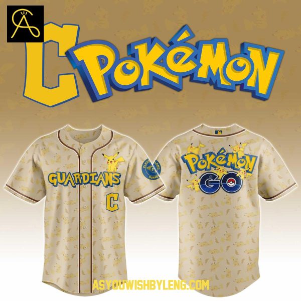 Cleveland Guardians Pokemon Go Master TCG 2025 Baseball Jersey