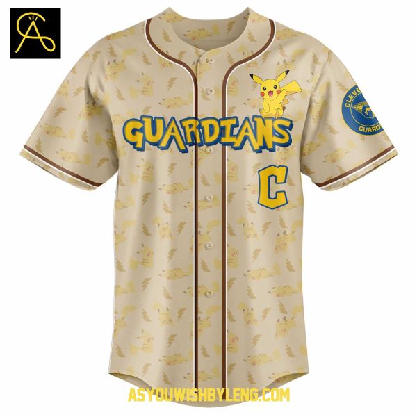 Cleveland Guardians Pokemon Go Master TCG 2025 Baseball Jersey