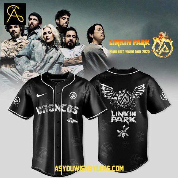 Denver Broncos 2025 Linkin Park From Zero Tour Rock Baseball Jersey
