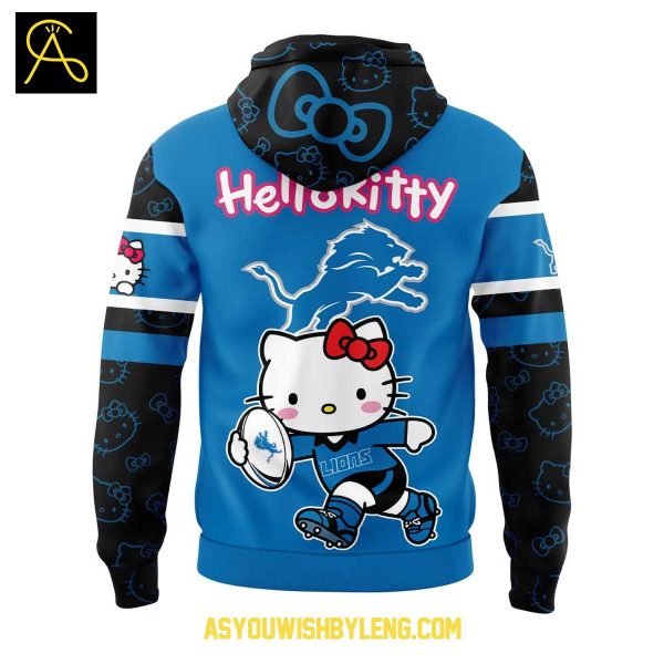 Detroit Lions 50 Years Of Hello Kitty Celebration NFL 2025 Hoodie T-Shirt