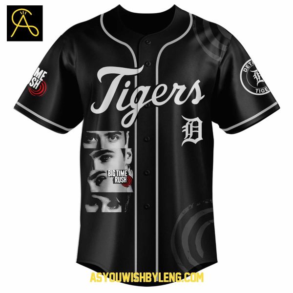 Detroit Tigers 2025 Big Time Rush Forever Tour Celebration Baseball Jersey