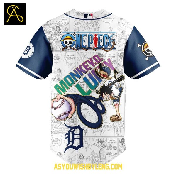 Detroit Tigers Celebrating One Piece 2025 New Season Baseball Jersey