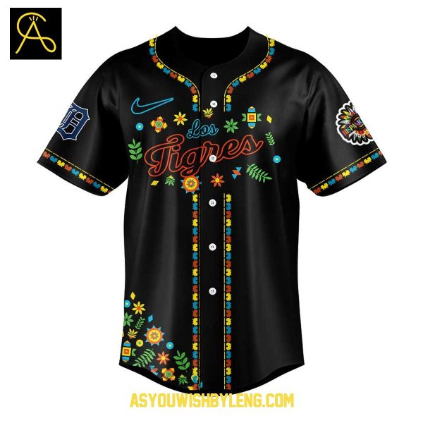 Detroit Tigers Los Tigers Hispanic Heritage Night 2025 Baseball Jersey