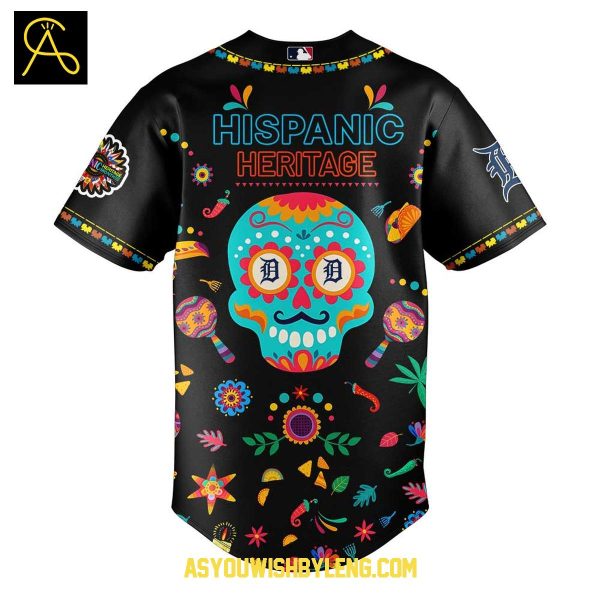 Detroit Tigers Los Tigers Hispanic Heritage Night 2025 Baseball Jersey