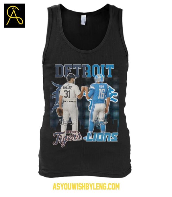 Detroit Tigers MLB And Detroit Lions NFL Sport City Proud 2025 Tshirt