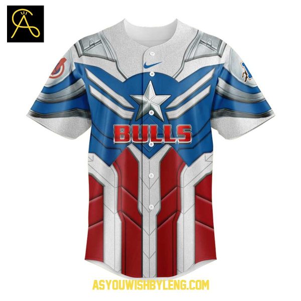 Durham Bulls Marvel 2025 Captain America Hero Team Baseball Jersey