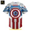 Durham Bulls Marvel 2025 Captain America Hero Team Baseball Jersey