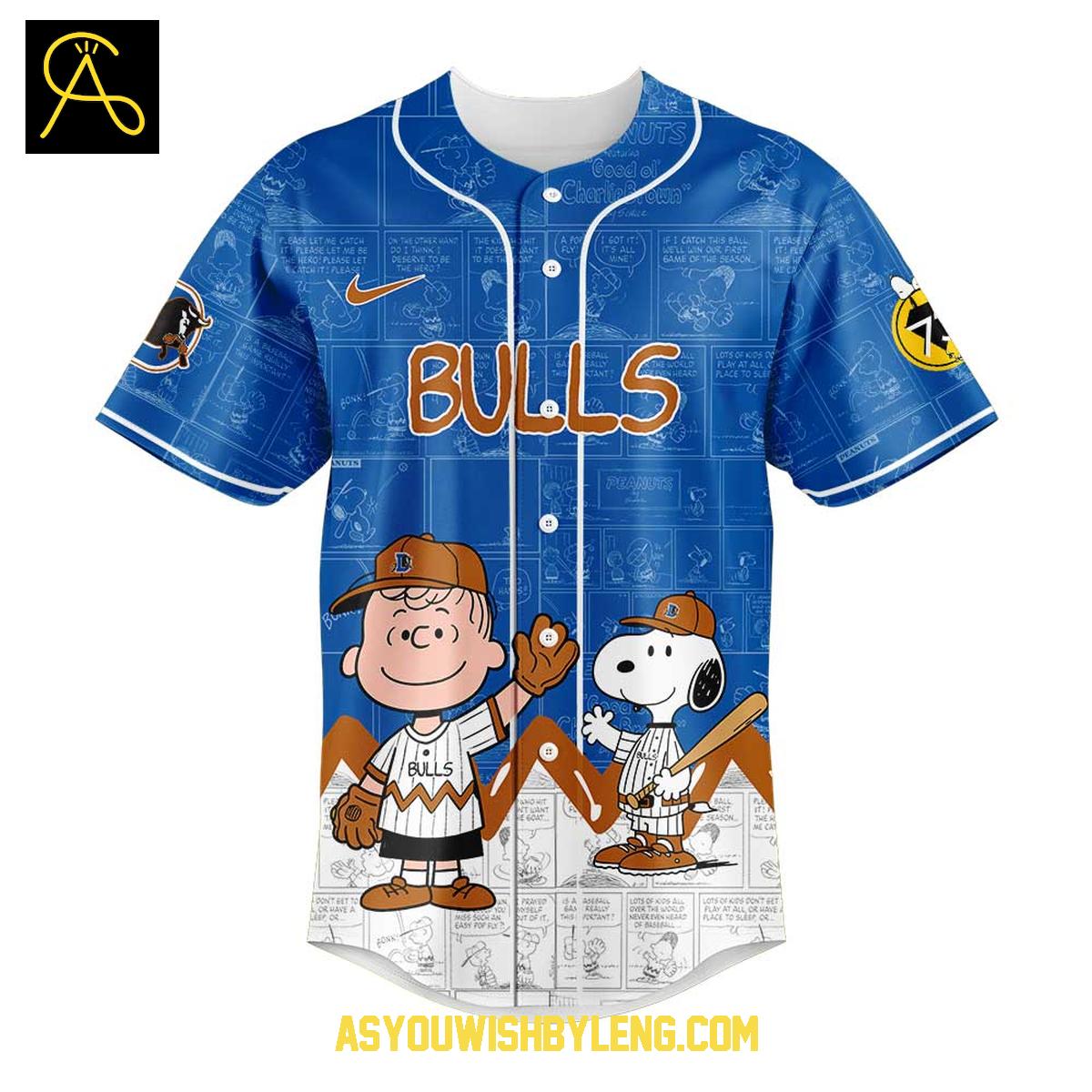 Durham Bulls MiLB Snoopy 2025 Peanuts Celebrate Baseball Jersey Durham Bulls MiLB Snoopy 2025 Peanuts Celebrate Baseball Jersey