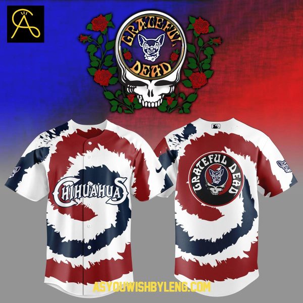 El Paso Chihuahuas Celebrate 2025 Grateful Dead Night Baseball Jersey