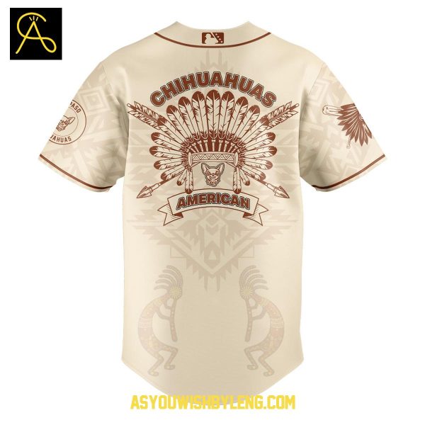 El Paso Chihuahuas Celebrating Native American Heritage Retro Baseball Jersey