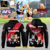 Greater Western Sydney Giants Bluey And Bingo Heeler Family Rugby Hoodie T-Shirt