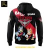Essendon Bluey And Bingo Heeler Family Rugby Hoodie T Shirt