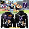 Port Adelaide Power Bluey And Bingo 2025 Heeler Family Hoodie T-Shirt