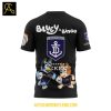 Fremantle Dockers Bluey And Bingo 2025 Heeler Family Hoodie T Shirt