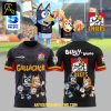Gallagher Chiefs Bluey Heeler And Bingo 2025 Rugby Hoodie T Shirt