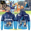 Cronulla Sharks Bluey And Bingo 2025 Heeler Family Hoodie T-Shirt
