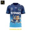 Gold Coast Titans Bluey And Bingo Heeler Rugby 2025 Hoodie T Shirt